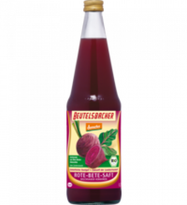 Rote-Bete-Saft, vegan, 0,7 ltr Flasche, Beutelsbacher
