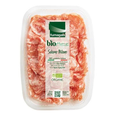 Salame Milano (Mailänder Salami), geschnitten, 70 gr Packung, Fumagalli