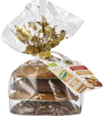 Feinste Nürnberger Elisen-Lebkuchen zweifach sortiert, 280 gr Packung, dennree