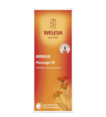 Arnika Massage-Öl, vegan, 100 ml Flasche, Weleda