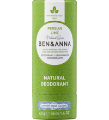 Deodorant Persian Lime, vegan, 40 gr Spender, Ben & Anna