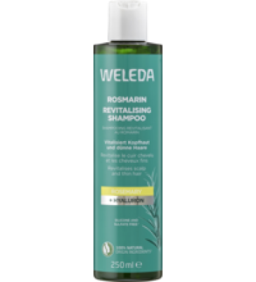 Rosmarin Revitalising Shampoo, vegan, 250 ml Flasche, Weleda