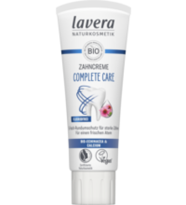 Complete Care Zahncreme, fluoridfrei, vegan, 75 ml Tube, lavera