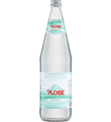 Plose medium - Mineralwasser mit wenig Kohlensäure, 1 ltr Flasche, Plose