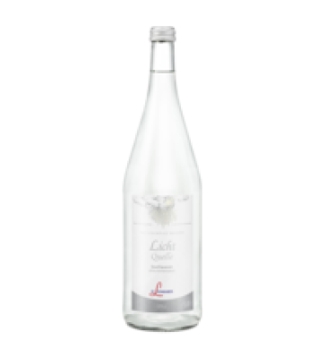 Mineralwasser „Lichtquelle”, ohne Kohlensäure, 1 ltr Flasche, St. Leonhards Quellen
