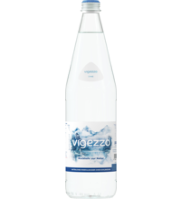 Mineralwasser still, ohne Kohlensäure, 1 ltr Flasche, VIGEZZO