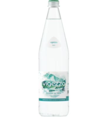Mineralwasser mild, mit Kohlensäure, 1 ltr Flasche, VIGEZZO