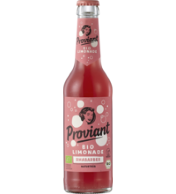 Rhabarberlimonade, vegan, 0,33 ltr Flasche, Proviant Berlin