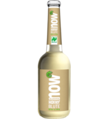 Holler Blüte Limonade, vegan, 0,33 ltr Flasche, now