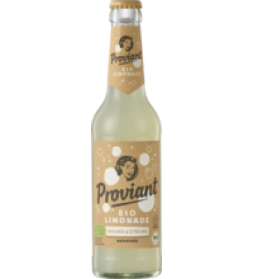 Zitrone & Ingwer Limonade, vegan, 0,33 ltr Flasche, Proviant