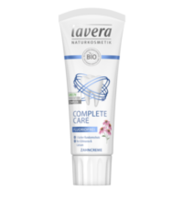 Complete Care Zahncreme, fluoridfrei, vegan, 75 ml Tube, lavera