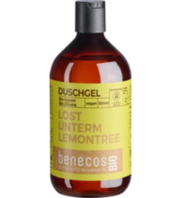 Duschgel „Lost unterm Lemontree”, vegan, 500 ml Flasche, benecos