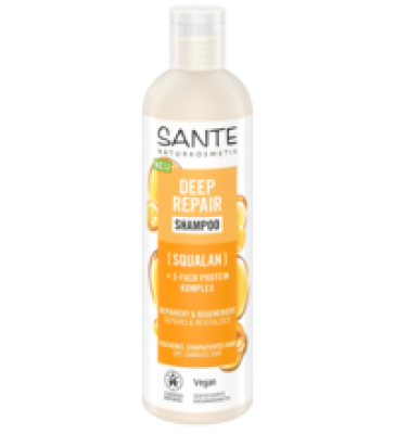 Deep Repair Shampoo, vegan, 250 ml Flasche, Sante