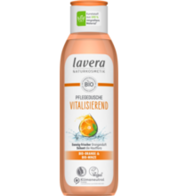 Pflegedusche Vitalisierend, vegan, 250 ml Flasche, lavera