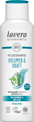 Pflegeshampoo Volumen & Kraft, vegan, 250 ml Flasche, lavera
