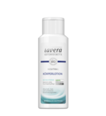 Neutral Körperlotion, vegan, 200 ml Flasche, lavera