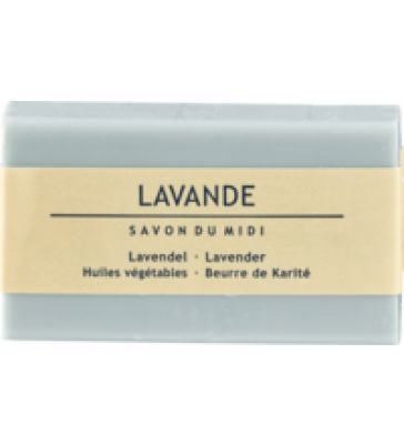 Karité Seife Lavendel, vegan, 100 gr Stück, Savon du Midi