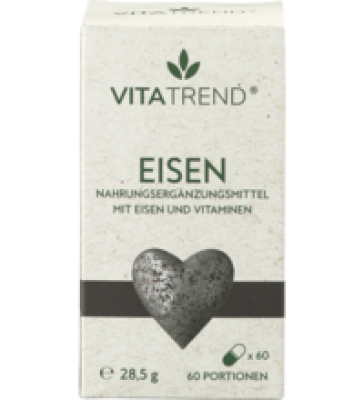 Eisen Kapseln, 60 St Glas, Vita Trend