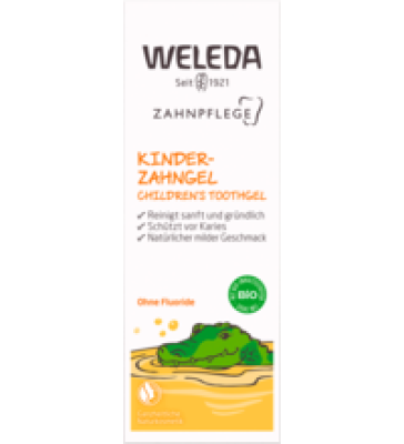 Kinder-Zahngel, fluoridfrei, vegan, 50 ml Tube, Weleda