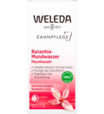 Ratanhia-Mundwasser, 50 ml Flasche, Weleda
