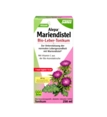 Alepa® Mariendistel Leber-Tonikum, vegan, 250 ml Flasche, Salus®