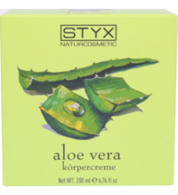 Aloe Vera Körpercreme, vegan, 200 ml Tiegel, Styx Naturcosmetic