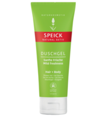 Duschgel Natural Aktiv, vegan, 200 ml Tube, Speick Naturkosmetik