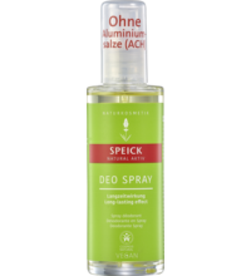 Deo Spray Natural Aktiv, vegan, 75 ml Flasche, Speick Naturkosmetik