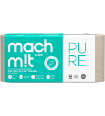 Toilettenpapier, 3-lagig, 150 Blatt, 8 Rollen Packung, mach m!t