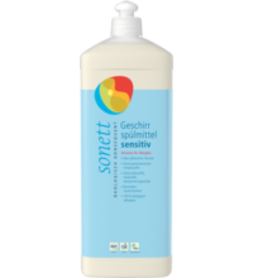 Geschirrspülmittel Sensitiv, 1 ltr Flasche, Sonett