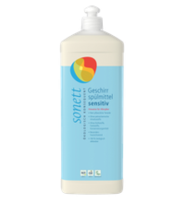Geschirrspülmittel Sensitiv, vegan, 1 ltr Flasche, Sonett