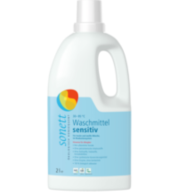 Flüssiges Waschmittel Sensitiv, vegan, 2 ltr Flasche, Sonett