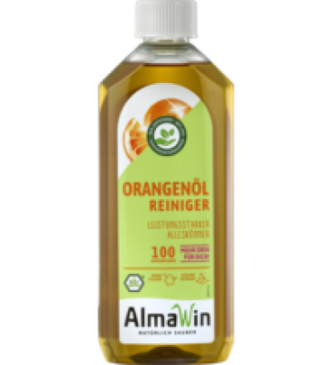 Orangenölreiniger, vegan, 0,5 ltr Flasche, Alma Win