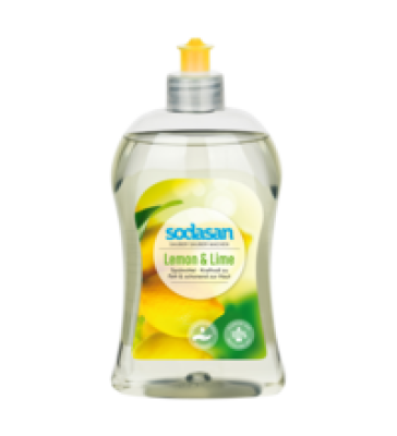Spülmittel Lemon & Lime, vegan, 0,5 ltr Flasche, Sodasan