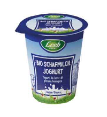 Schafmilchjoghurt Natur, 6% Fett, 400 gr Becher, Leeb Vital