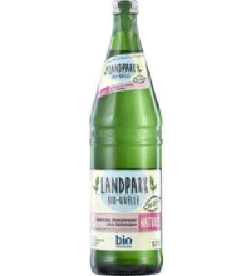 Bio-Quelle Naturell - Mineralwasser ohne Kohlensäure, 0,75 ltr Flasche, Landpark