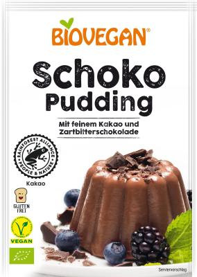 Schoko Pudding (mit Kokosblütenzucker), vegan, 55 gr Beutel, Biovegan