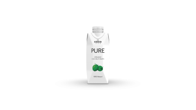 Kokoswasser Pure, vegan, 0,33 ltr Tetra Pack, cocolean