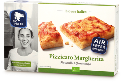 Pizzicato Margherita, 150 gr Schachtel, Tiefkühlware, Biopolar