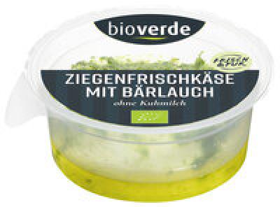 Ziegen-Frischkäse mit Bärlauch, mind. 50% Fett i. Tr., 100 gr Becher, bio-verde