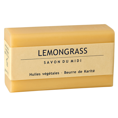 Karité Seife Lemongrass, vegan, 100 gr Stück, Savon du Midi