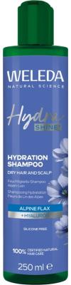 Hydra Shine Shampoo, vegan, 250 ml Flasche, Weleda