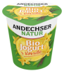 Fruchtjogurt Vanille, 150 gr Becher gerührt - ohne Aromen, 3,8 % Fett, Andechser Natur