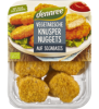Vegetarische Knuspernuggets (auf Sojabasis), 180 gr Packung, dennree