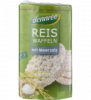 Reiswaffeln mit Meersalz, glutenfrei, vegan, 100 gr Packung, dennree