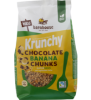 Krunchy Chocolate Banana Chunks, vegan, 450 gr Packung, barnhouse