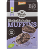 Dinkel-Schoko Muffins Backmischung, vegan, 300 gr Packung, Bauck Mühle