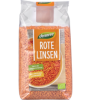 Rote Linsen, vegan, 500 gr Packung, dennree