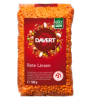 Rote Linsen, vegan, 500 gr Packung, Davert