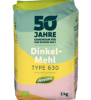 Dinkelmehl Type 630, vegan, 1 kg Packung, dennree